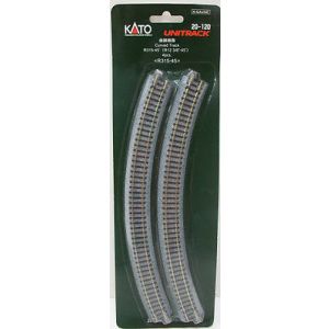 Kato - 20-120 Unitrack R315-45 Degree Curved Track - N Scale