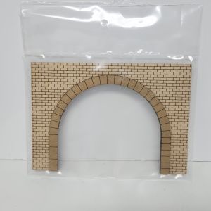 Ozrail Model Trains Pty Ltd - OZRALC31 Double Tunnel Mouth Laser Cut - HO Scale