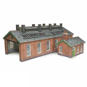 Metcalfe - PO313 - Double Track Engine Shed - HO/OO Scale