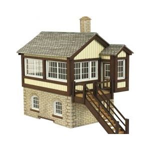 Metcalfe - PO330 GWR Signal Box Kit - OO/HO Scale