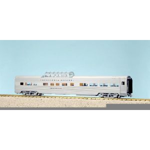 USA Trains - 31017 California Zephyr Vista Dome #2 - Stainless Steel - G Scale