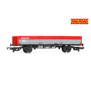 Hornby - R60142 RailRoad 'ZDA' 45 Ton Open 'Squid' Wagon, 100080 - Era 7 - OO Scale