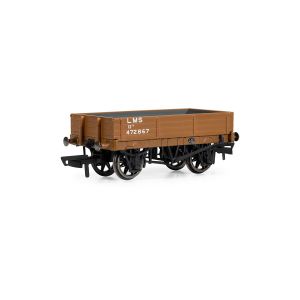 Hornby - R60188 3 Plank Wagon, LMS - Era 3 - OO Gauge