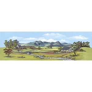 Peco - SK24 Backscene - Country with River (large)