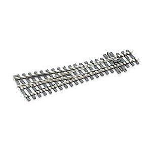 Peco-SLE1496 Medium Radius - Left Hand Turnout - Code 75 - HOm Scale