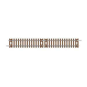 Hornby - TT8002 Straight Track 166mm - TT Scale